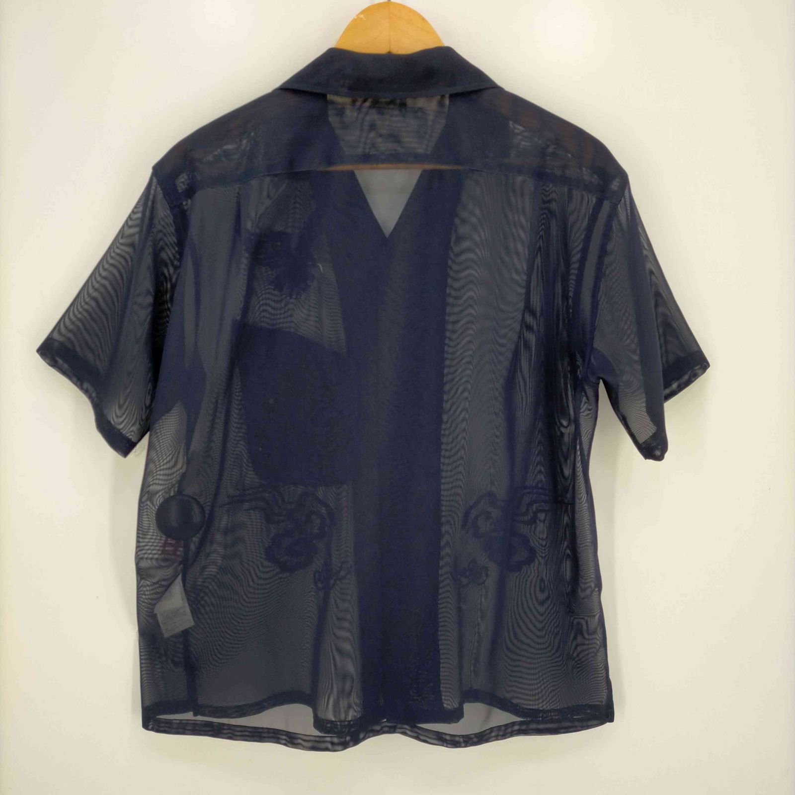 トーガビリリース TOGA VIRILIS 刺繍シースルーシャツ メンズ JPN：44 
