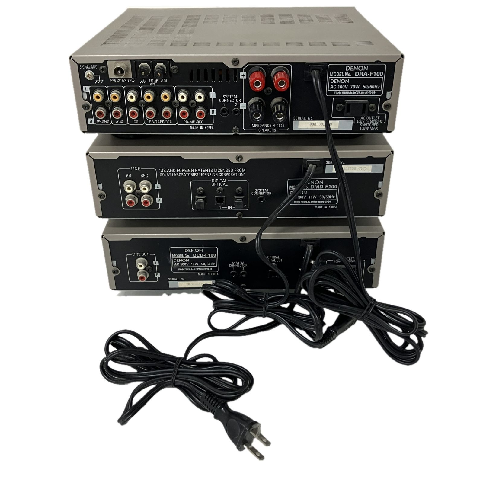  DENON デノン D-F 100シリーズ システムコンポ DRA-F 100 DCD-F DMD-F SC-F オーディオ その他 ラジオ コンポ