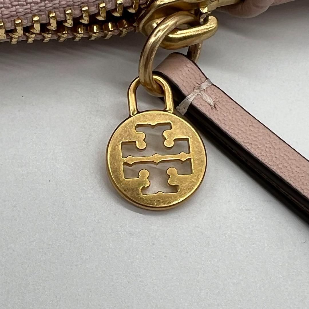 美品】Tory Burch スマホショルダー キルティングレザー ピンク