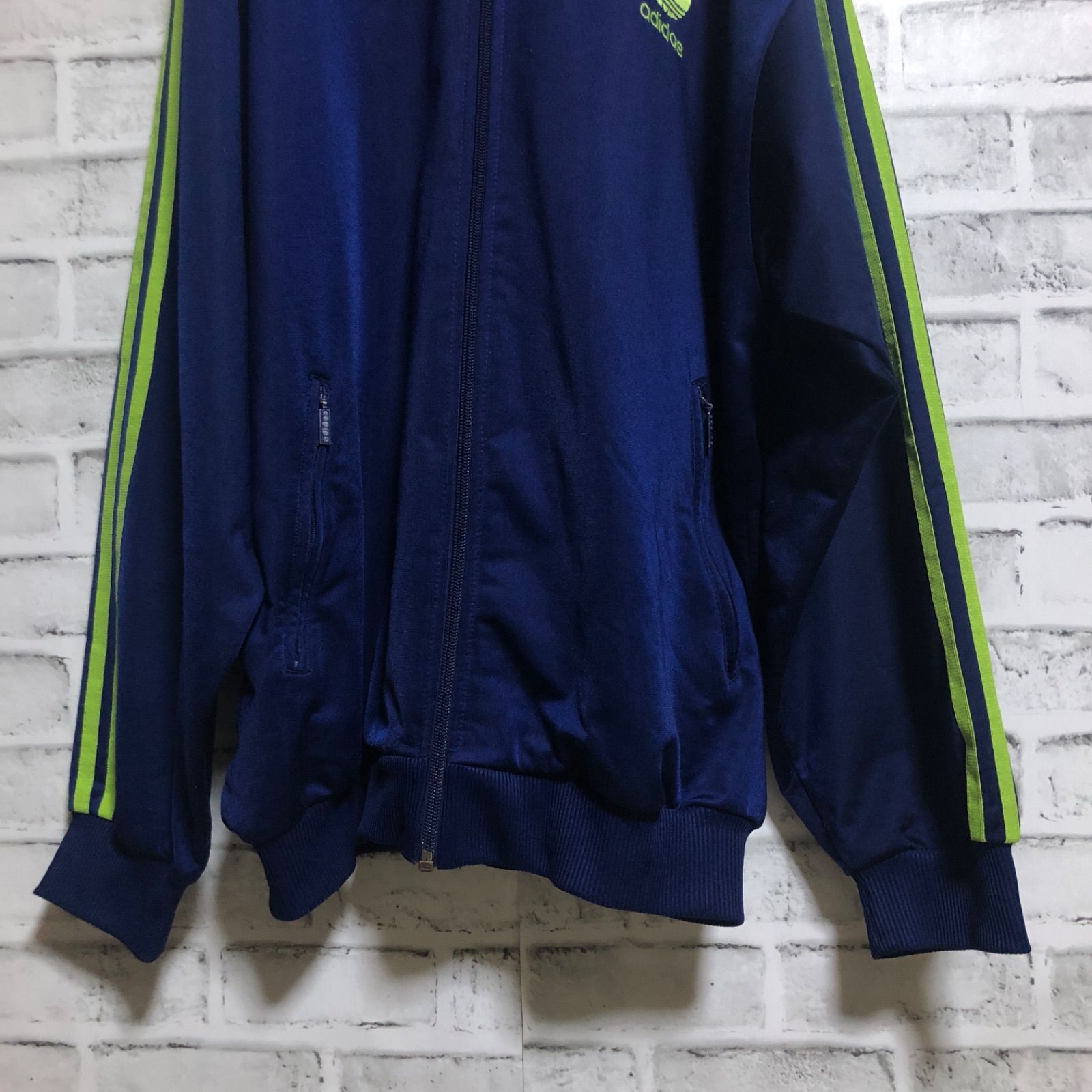 【希少】ドレストリップ トラックジャケット 希少XXL⭐️80s adidas トラックジャケット/ジャージ 刺繍トレ