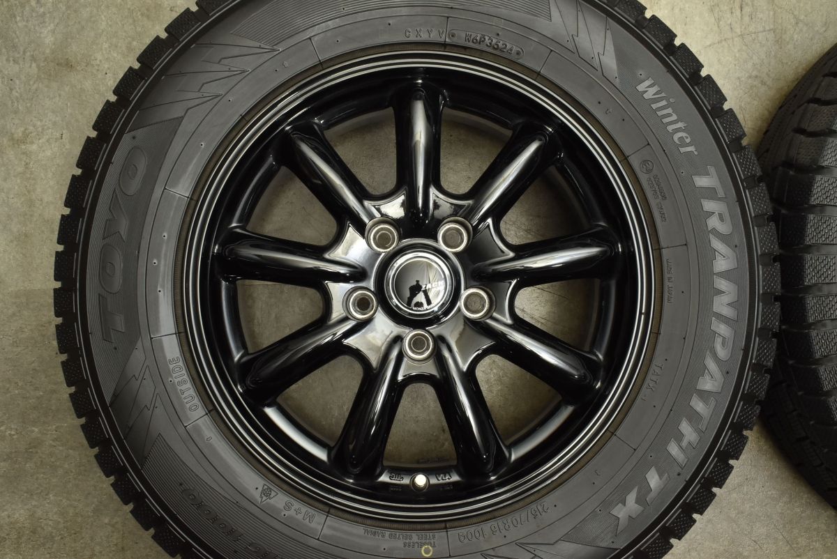 2024年製 バリ溝】ザック 16in 6.5J ? +38 PCD114.3 トーヨー ウィンター