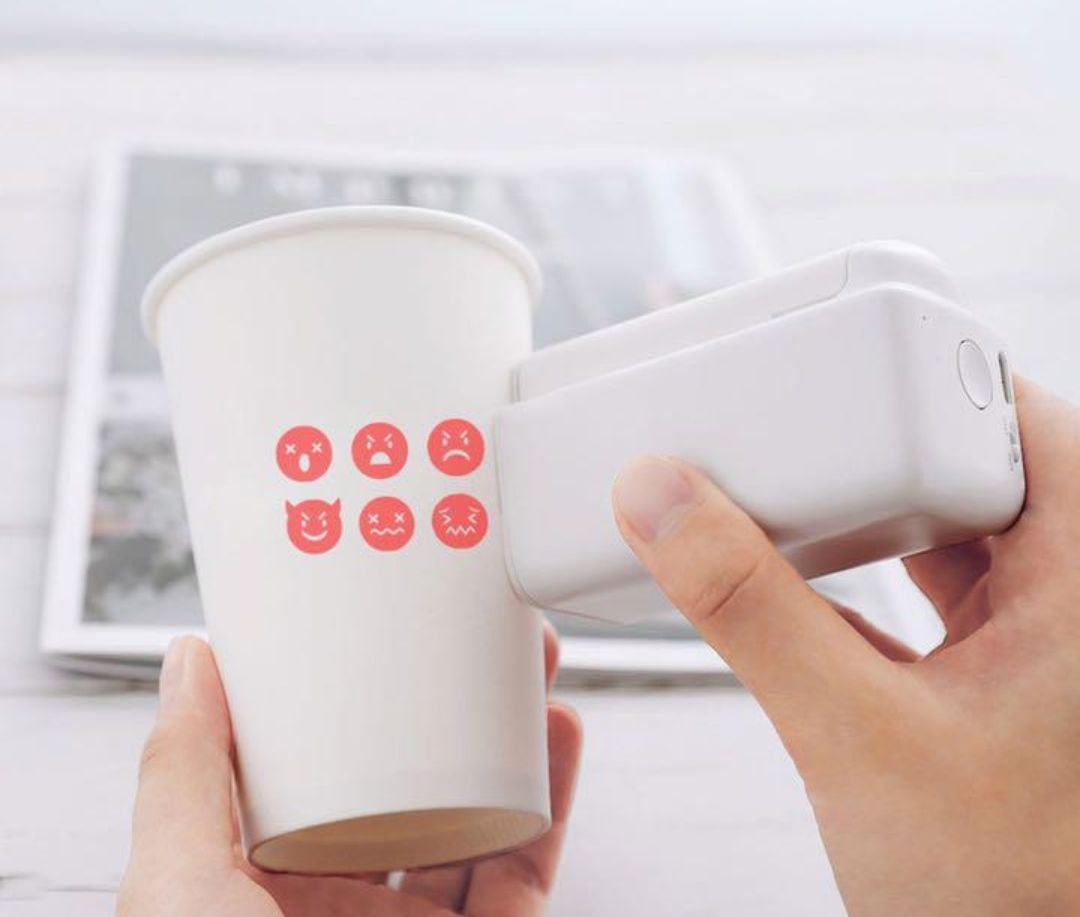 EVEBOT超小型WiFiハンディプリンターPrintPods 速干性インク付き