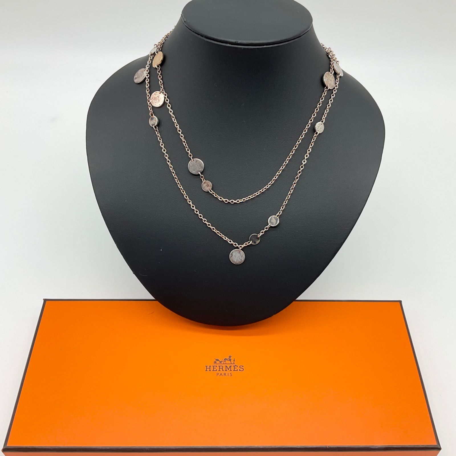 HERMES エルメス ネックレス コンフェッティセリエ ロング
