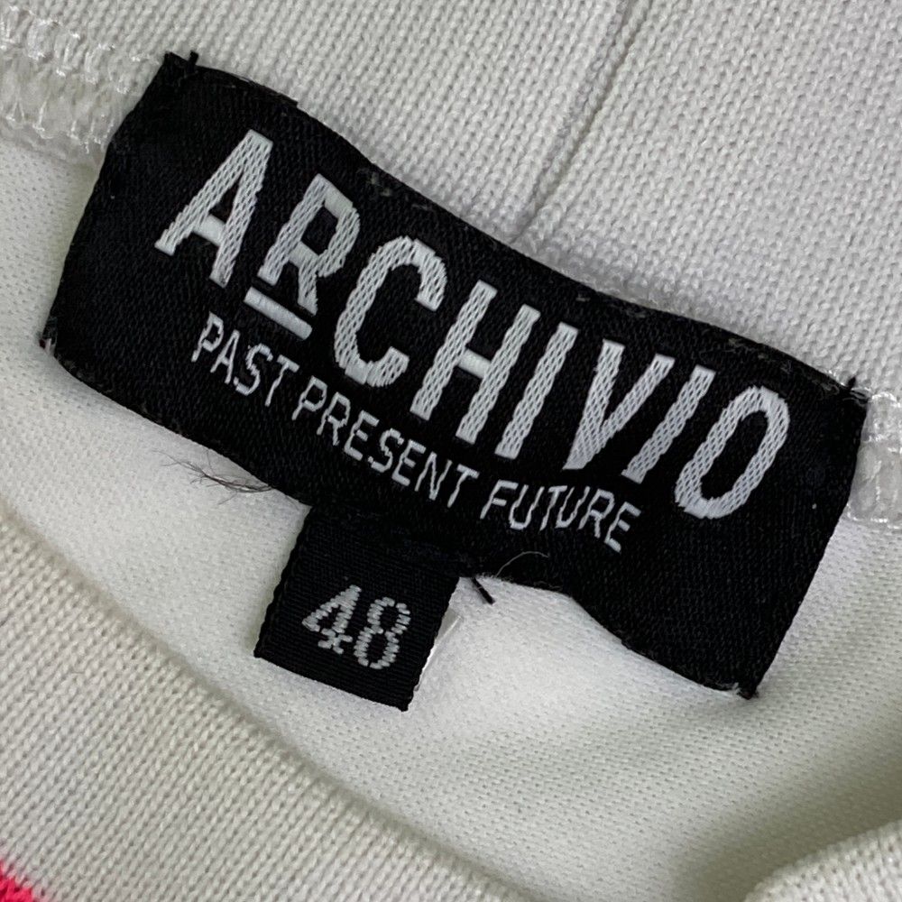 サイズ：48 ARCHIVIO アルチビオ A269408 モックネック 半袖Tシャツ  ホワイト系 [240101462996] ゴルフウェア メンズ ストスト サイズ：48 ARCHIVIO アルチビオ A269408 モックネック 半袖T
