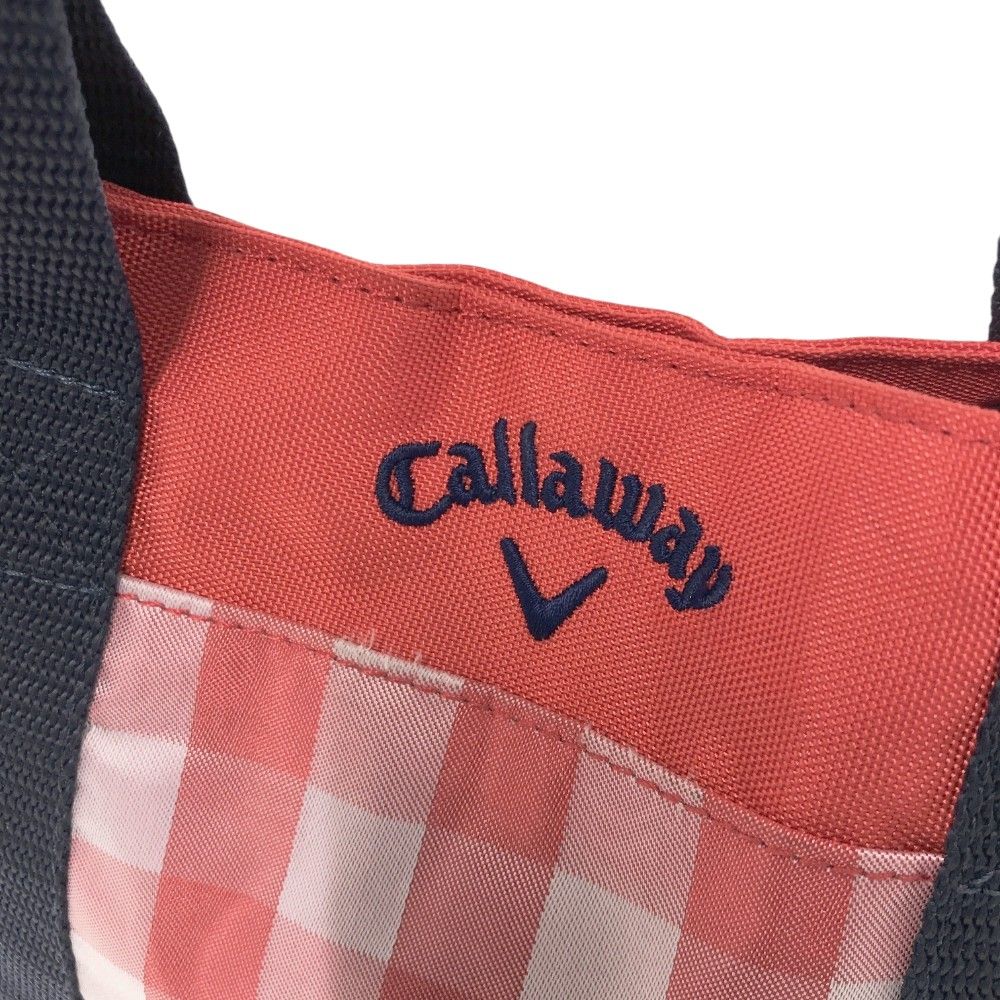 CALLAWAY キャロウェイ カートバッグ チェック柄 レッド系