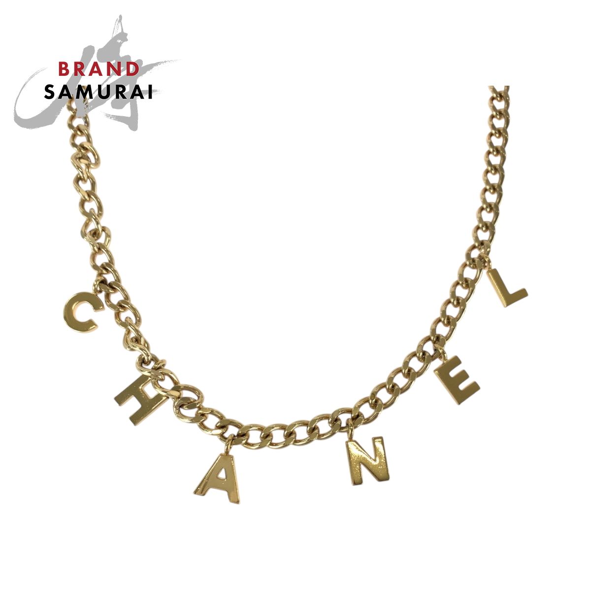 超美品 CHANEL シャネル ココマーク ゴールド メッキ チェーンベルト 