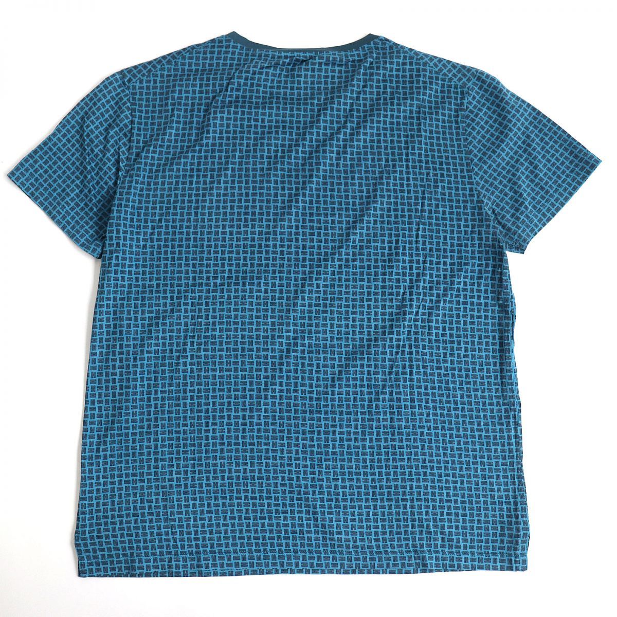 美品◇HERMES エルメス H総柄デザイン コットン100％ クルーネック 