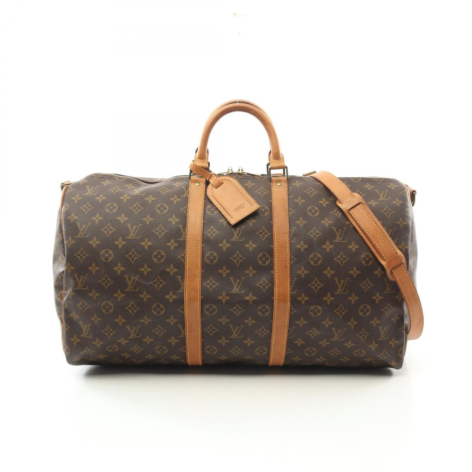 ルイ ヴィトン LOUIS VUITTON ボストンバッグ キーポル バンドリエール50 M41416 PVCコーティングキャンバス レザー キーポル バンドリエール50 ユニセックス Used B