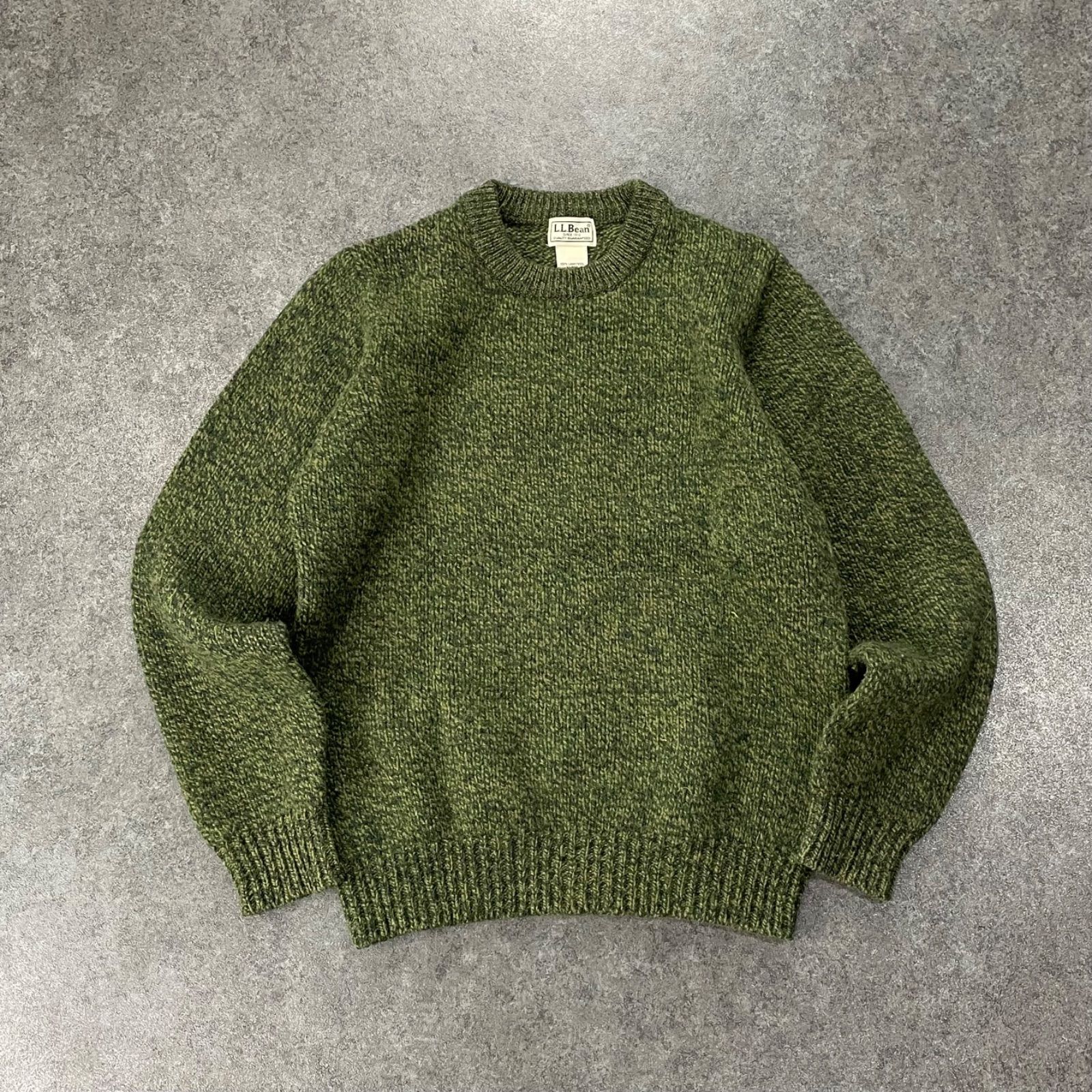 L.L.Bean LAMBS' Wool Sweater エルエルビーン ウール ニット セーター