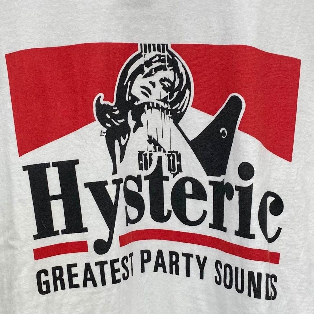 HYSTERIC GLAMOUR GREATEST PARTY SOUNDS Mサイズ ホワイト 02251CT52