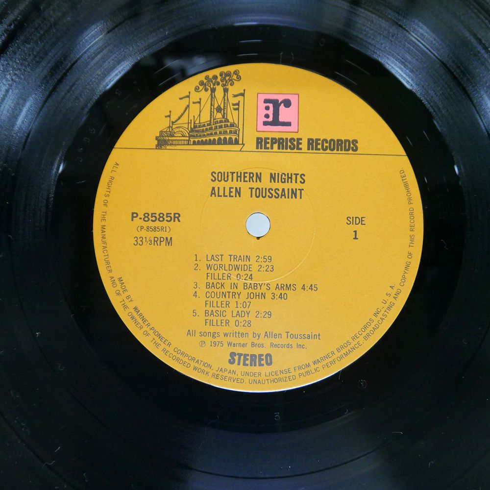 ALLEN TOUSSAINT レコード　UK盤　美品 ALLEN TOUSSAINT レコード UK盤 美品