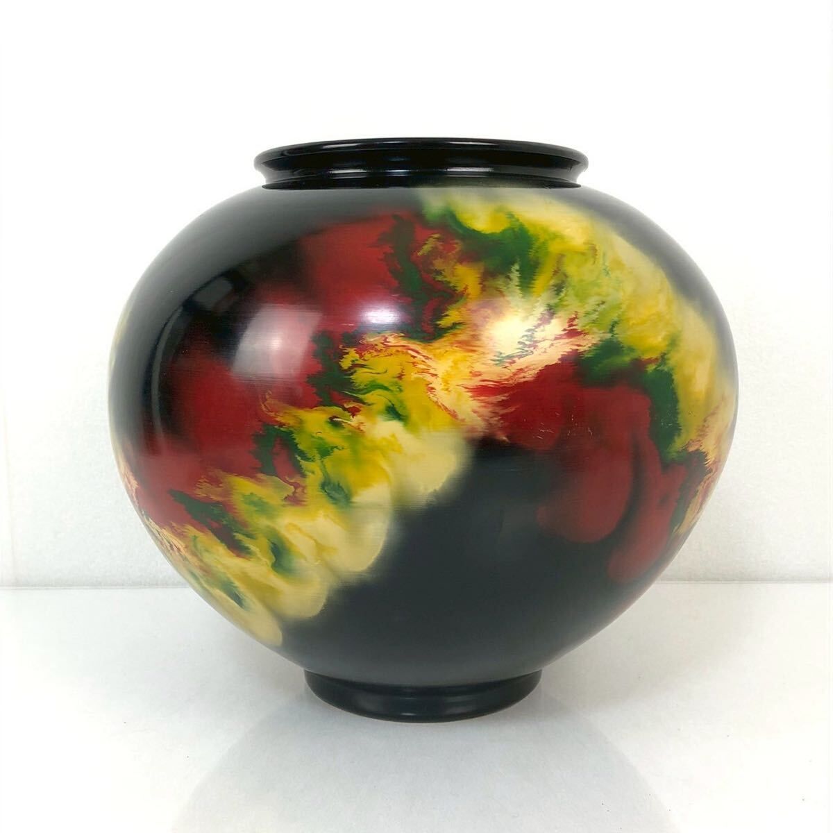 九谷焼 長寿堂 佐野慧成 天目三彩 水滴 九谷焼 【⠀佐野慧成 作 】