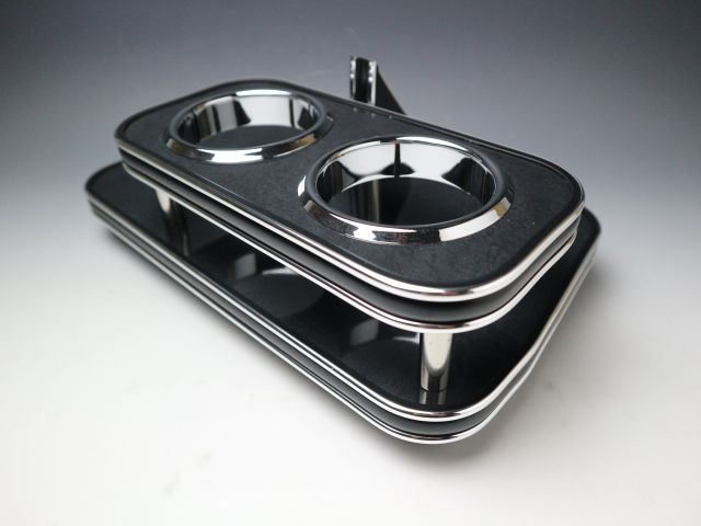 LA650タント 19|7~ フロントテーブル ブラックウッド BKxシルバー