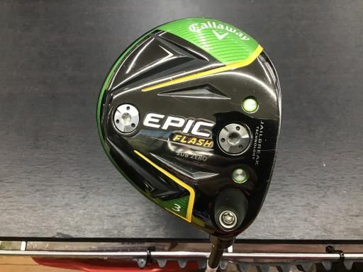 中古】 キャロウェイ EPIC FLASH SUBZERO 3W フェアウェイウッド