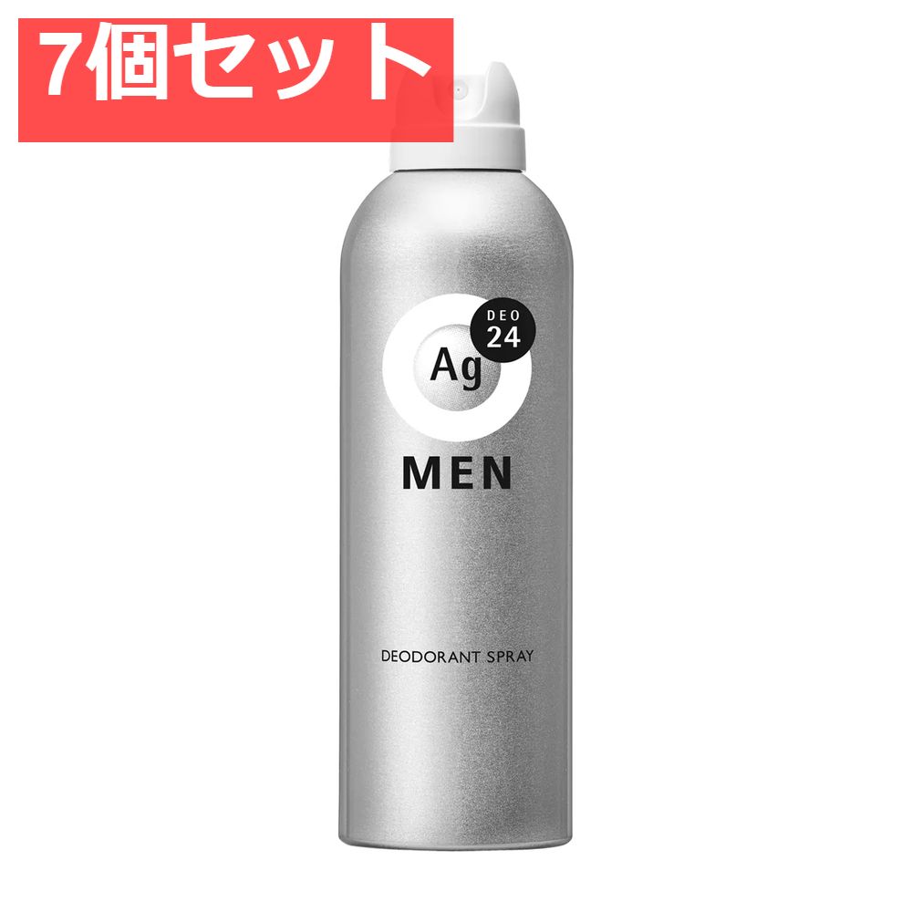 エージーデオ24メン メンズデオドラントスプレー N 無香性 LL 180g 7個セット まとめ売り