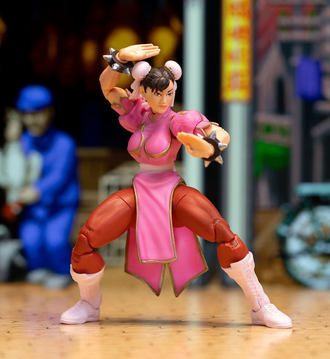 ウルスト ストリートファイターII 春麗 2Pカラー ピンク 勝利顔つき アクションフィギュア Ultra Street Fighter II Chun -Li 2P Color 6-Inch Action Figure - メルカリ