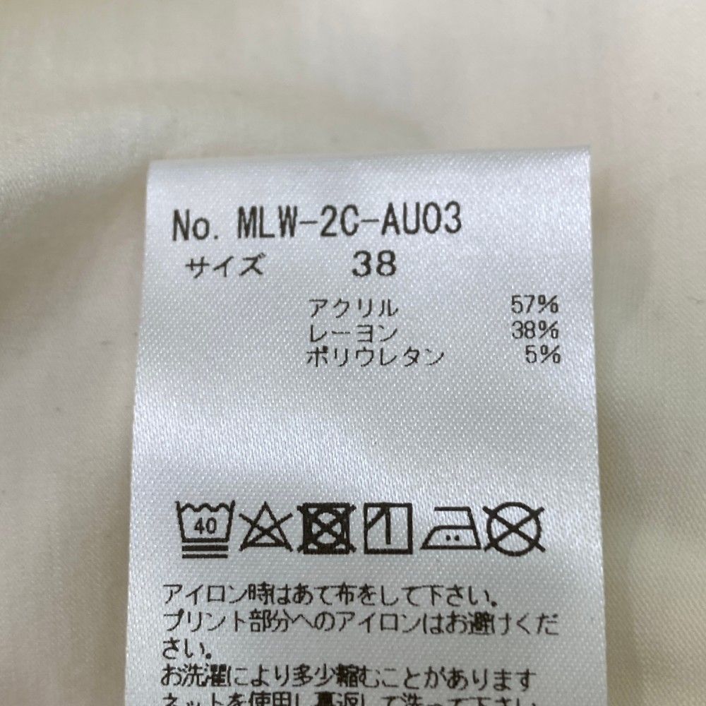 サイズ：38 MARK&LONA マークアンドロナ 微起毛 タートルネック 長袖T  