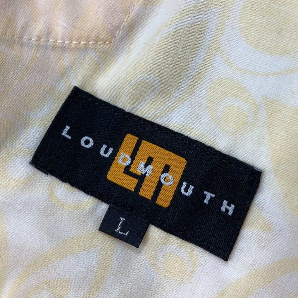 サイズ：L LOUD MOUTH ラウドマウス  ストレッチパンツ シャガデリック柄 イエロー系 [240101450549] ゴルフウェア メンズ ストスト LOUD MOUTH ラウドマウス ストレッチパンツ シャガデリック柄