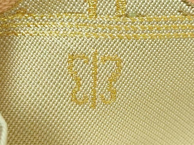 平和屋本店□極上 西陣 川島織物 六通柄 本袋帯 洋花文 金糸 逸品