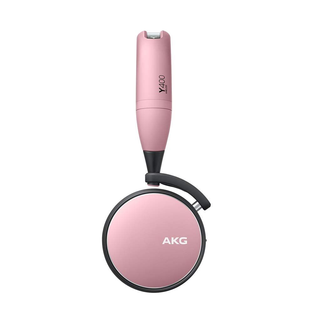 AKG Y400BT Bluetoothワイヤレス ポータブル ヘッドホン (ピンク