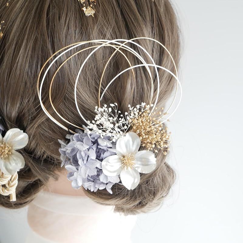 Lomeri ロメリ] タイトヘア 髪飾り おかみさん ロメリ ドライ