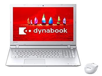 中古】 東芝 15.6型ノートパソコン dynabook T45 VW リュクスホワイト