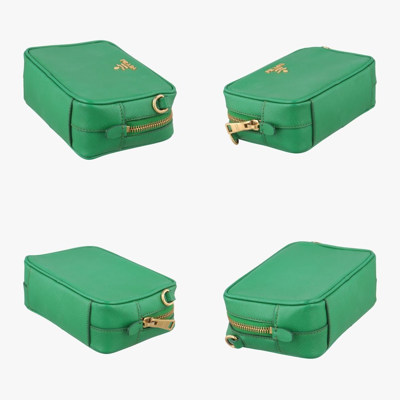 カメラバッググリーンサフィアーノレザー1N167431 D