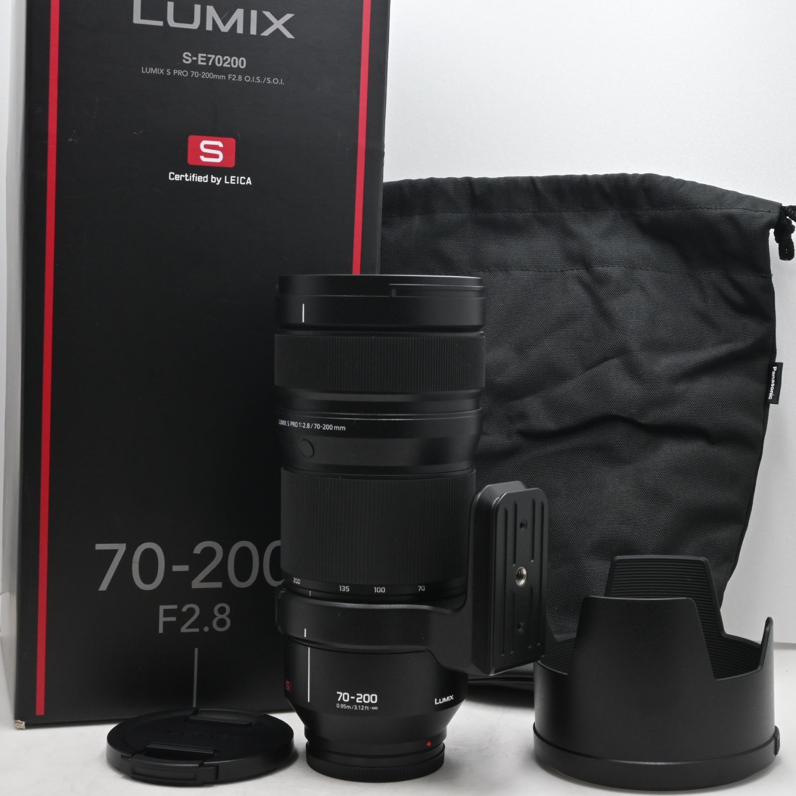上品 パナソニック Panasonic LUMIX S PRO 70-200mm F2.8 O.I.S. ブラック