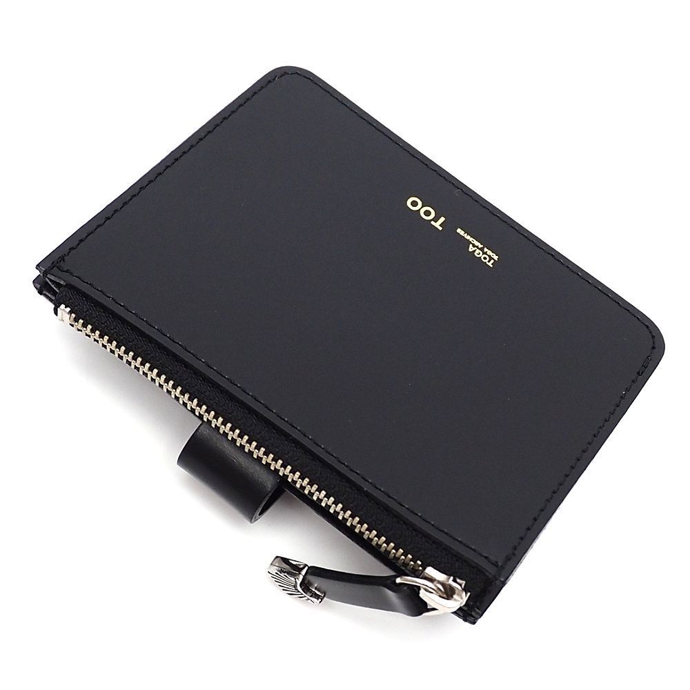 新品 TOGA TOO Leather wallet square tip ミニウォレット 財布