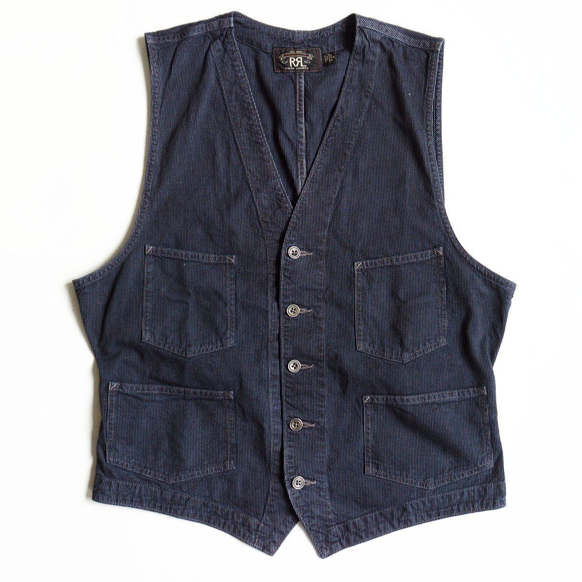 RRL WORK VEST L (12/30 終了)肩幅38 - ベスト