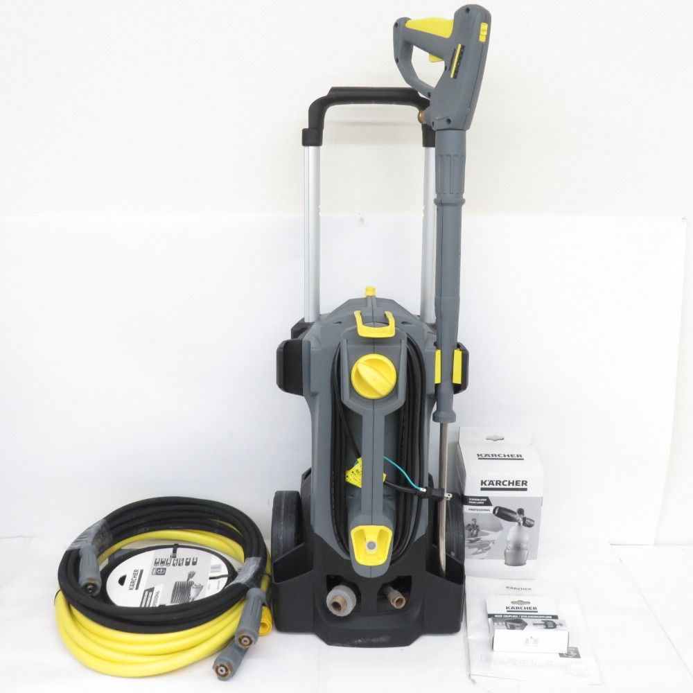 KARCHER ケルヒャー 100V 60Hz 高圧洗浄機 冷水コンパクトクラス フォームノズル＋タンク付 HD4/8C 1.520-914.0 中古