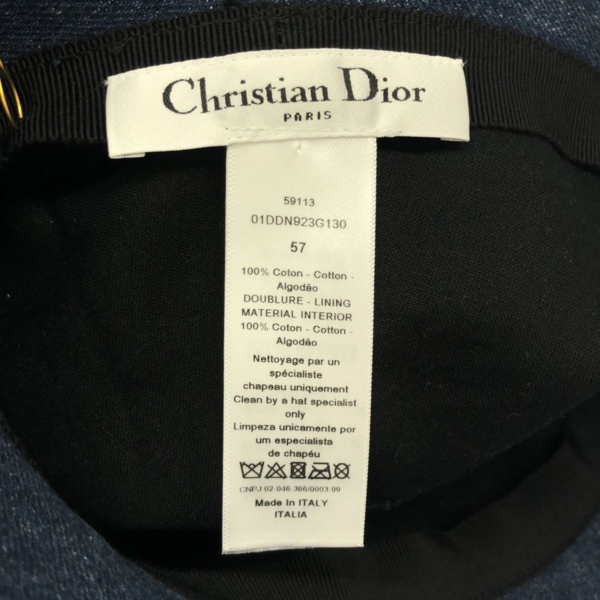Christian Dior クリスチャンディオール ハット 帽子 小物