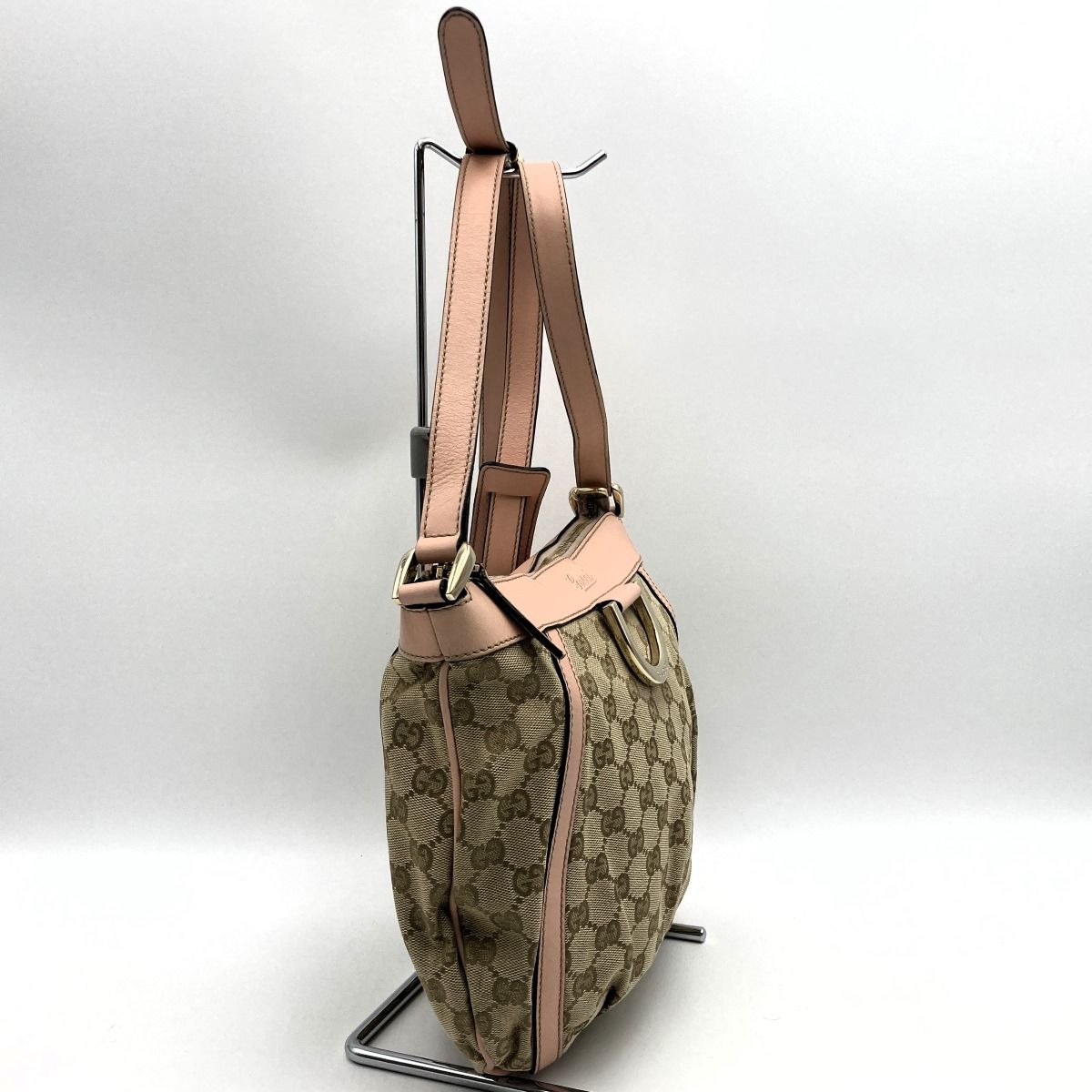 美品 GUCCI グッチ アビーライン GG柄 ショルダーバッグ 斜め掛け