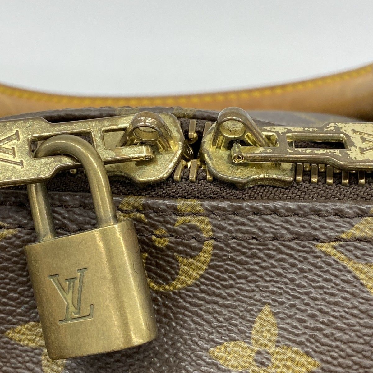 5gc2909-h】ルイヴィトン ボストンバッグ モノグラム キーポルバンド  