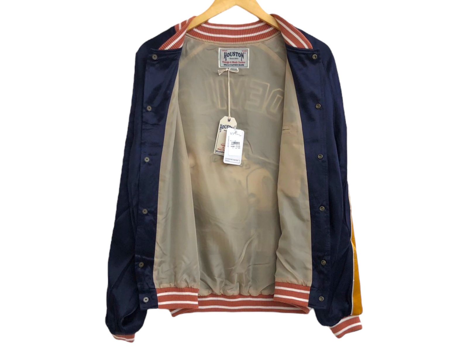 HOUSTON (ヒューストン) RAYON AWARD JACKET(DEVILS)レーヨン