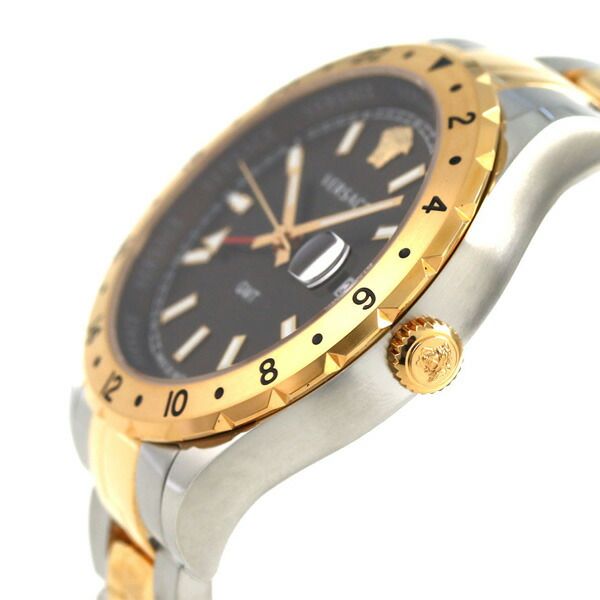 新品】ヴェルサーチ VERSACE 腕時計 メンズ V11040015 ヘレニウム GMT