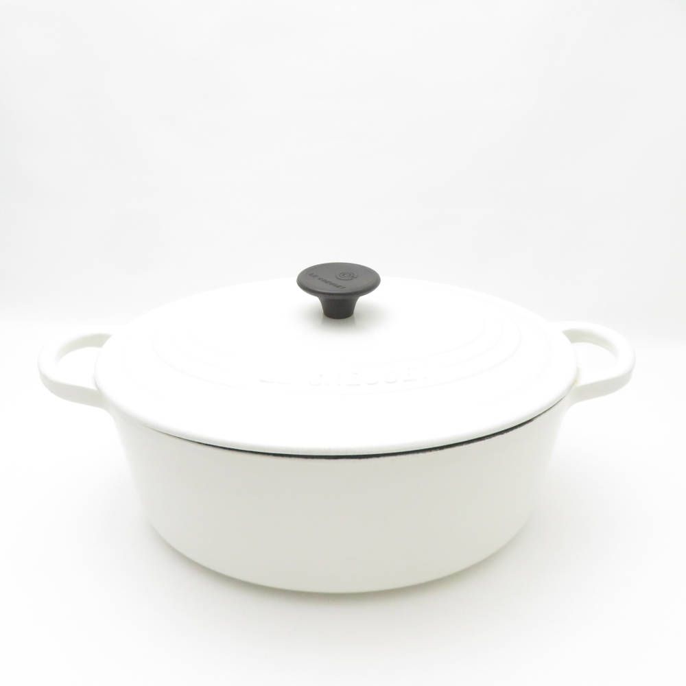 Le Creuset ルクルーゼ ココット オーバル 両手鍋 1点 鋳物ホーロー 25cm 料理 キッチン 調理器具 SU13180Z