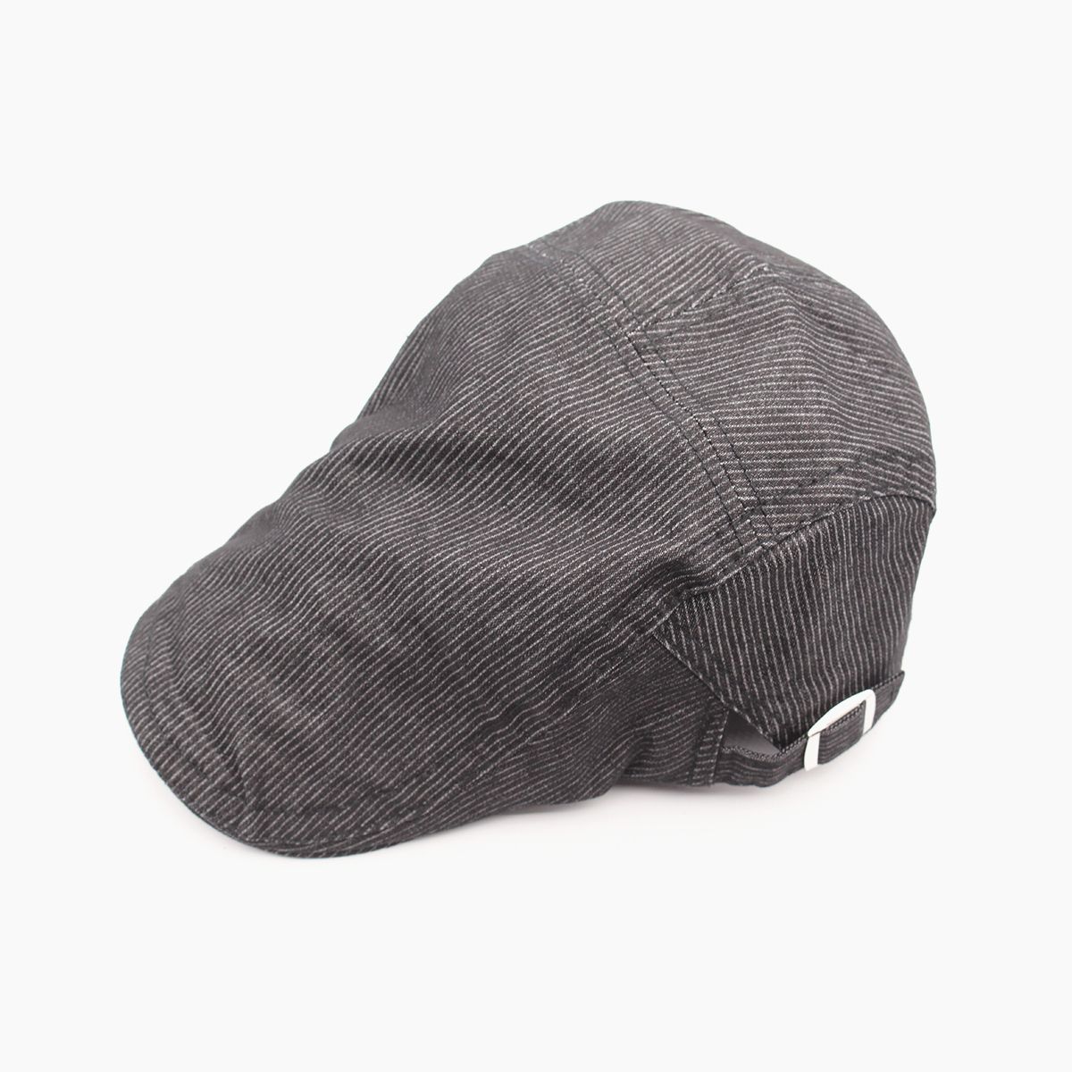 ハンチング帽子 ストライプ柄 綿キャップ 帽子 56~59cm HC172-1