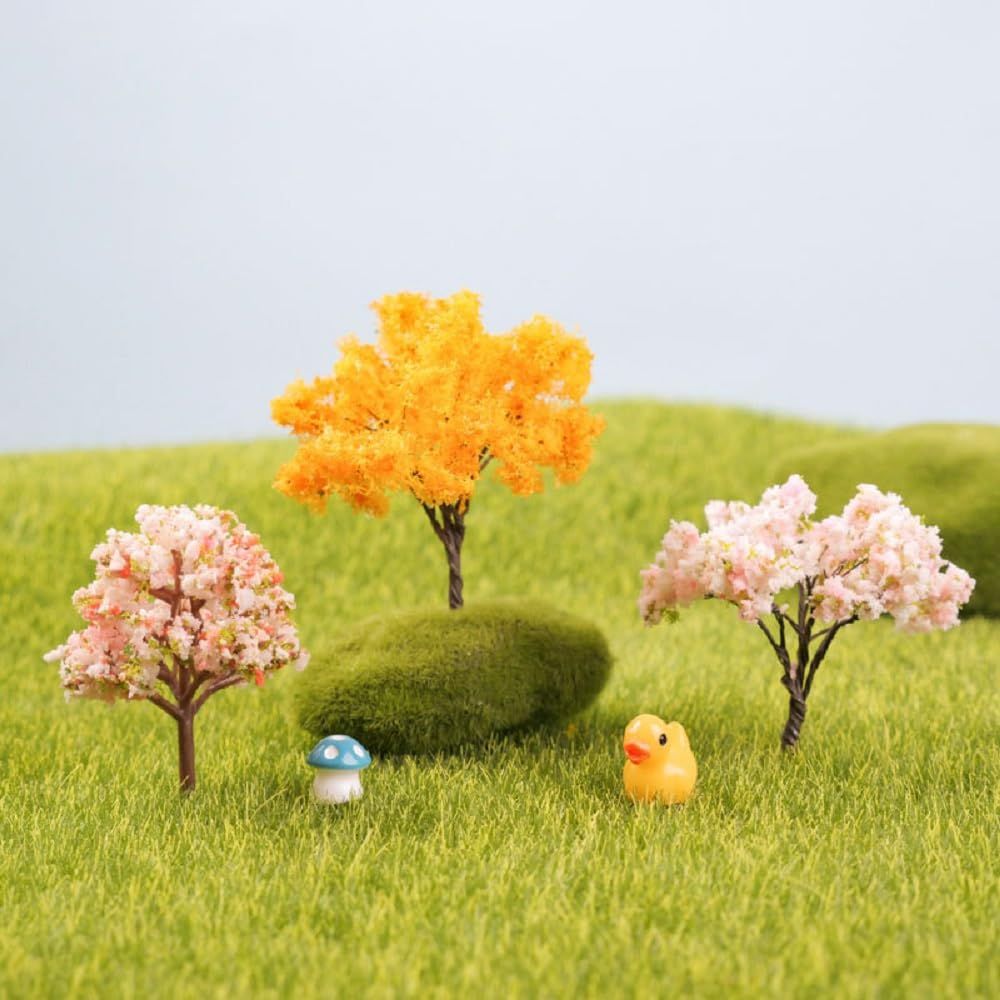 siawadeky 20本セット 桜 樹木 ジオラマ 桜の木 鉄道模型 ミニチュア桜