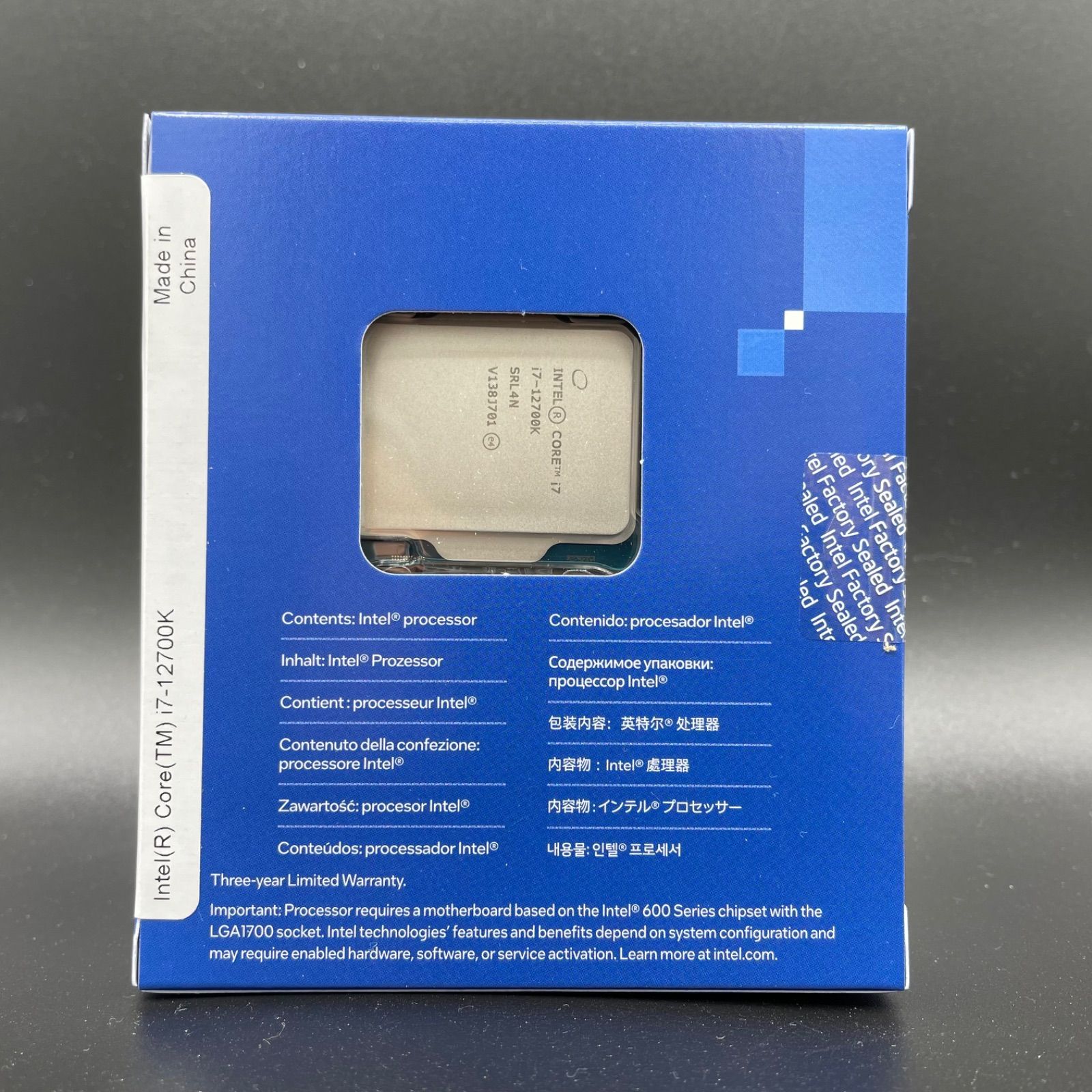 インテル 【国内正規品】Intel CPU Core i7 12700K BOX - メルカリ