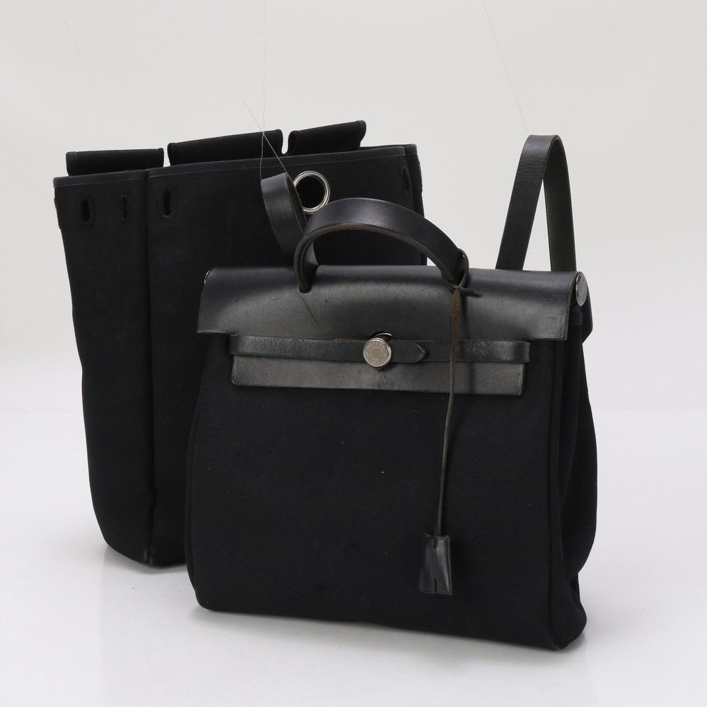 美品 エルメス □C 刻印 エールバッグ アド レザー 2WAY リュック 