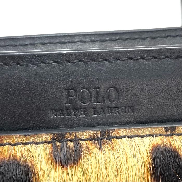 【中古】良品 POLO RALPH LAUREN ポロ ラルフローレン ロゴ 2way ハラコ レザー ハンド ショルダー バッグ eH0586N 良品 POLO RALPH LAUREN ポロ ラルフローレン ロゴ 2way ハラコ レザー