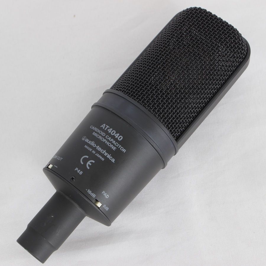 美品】Audio-Technica AT4040 ショックマウント付き コンデンサー  