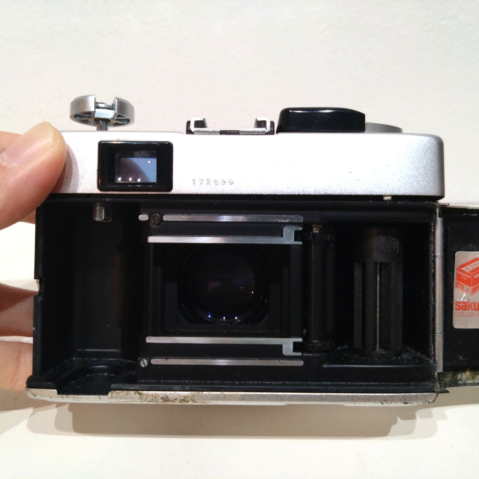 8887 KONICA C35 FD コニカ フィルムカメラ コンパクトカメラ 箱 説明書付き - メルカリ