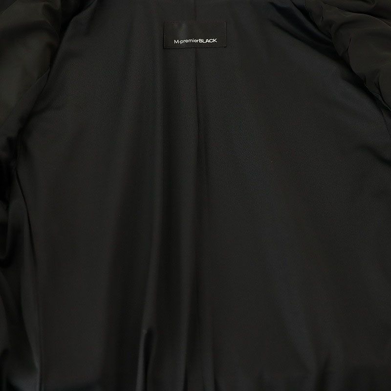 エムプルミエ ブラック M-Premier BLACK 24AW バックペプラムダウン