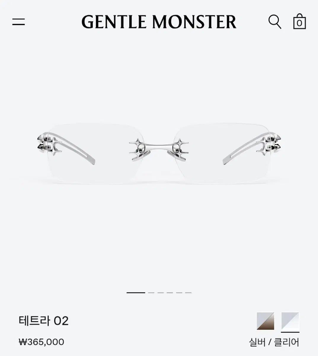 ジェントル モンスター テトラ tetra 02 フルセット