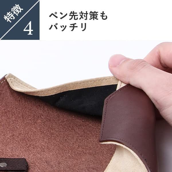 Happy-shopsbrown (m+)エムピウ ペンケース rotolo SUEDE ロトロ