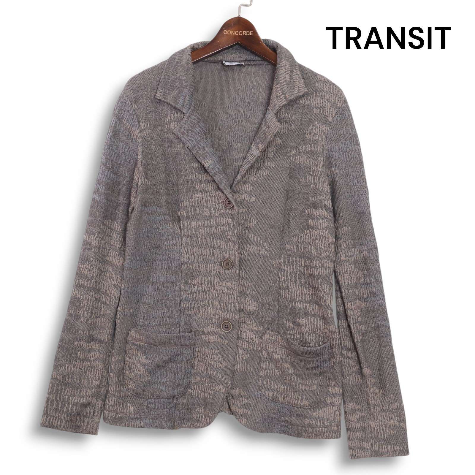 イタリア製☆ TRANSIT PAR-SUCHトランジット パーサッチ リネン混 総柄 