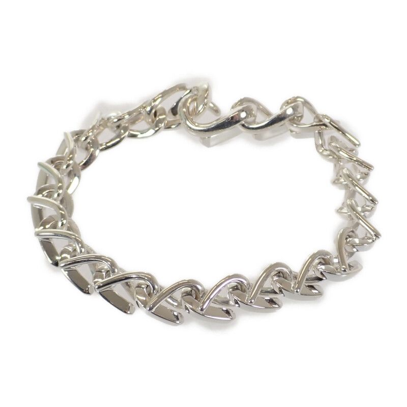 【新品】Tiffanyフォージ　ティファニーフォージ　ミディアムリンクネックレス ティファニー フォージミディアム リンク ネックレスハイ