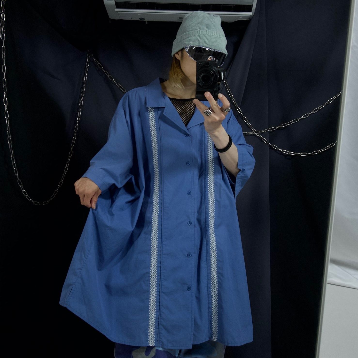 90s ARCHIVE GAULTIER 総柄カットソー パワーネット タトゥー Jean